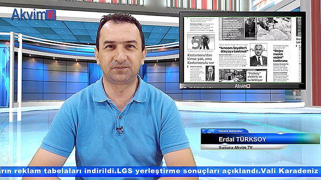 23 Temmuz 2019 Kastamonu Gazete Manşetleri