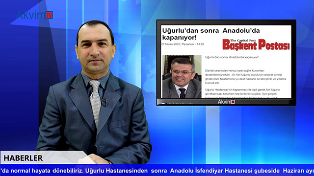 27 Nisan 2020 Kastamonu Gazete Manşetleri