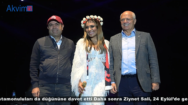 Ziynet Sali, Kastamonuluları düğününe davet etti