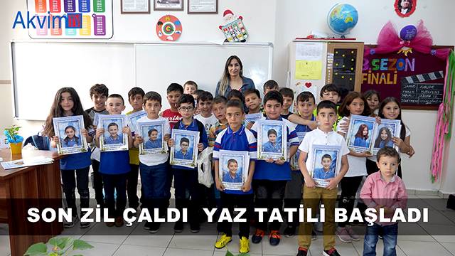 Son Ders Zili Çaldı.Yaz Tatili Başladı