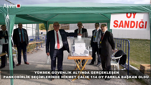 Pankobirlik Seçimlerinde Hikmet Çalık Güven Tazelendi.