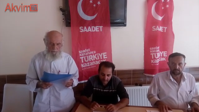 Saadet Partisinde Şükrü Oğuz Güven Tazeledi