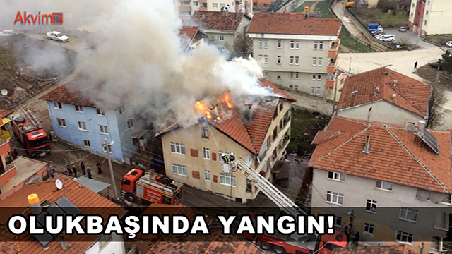 Olukbaşın'da Yangın!